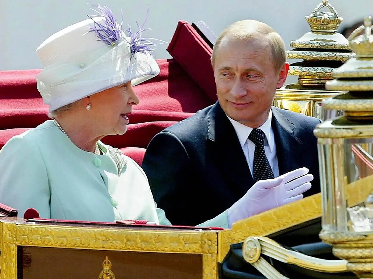 The President of Russia and Queen Elizabeth II. A historic visit.