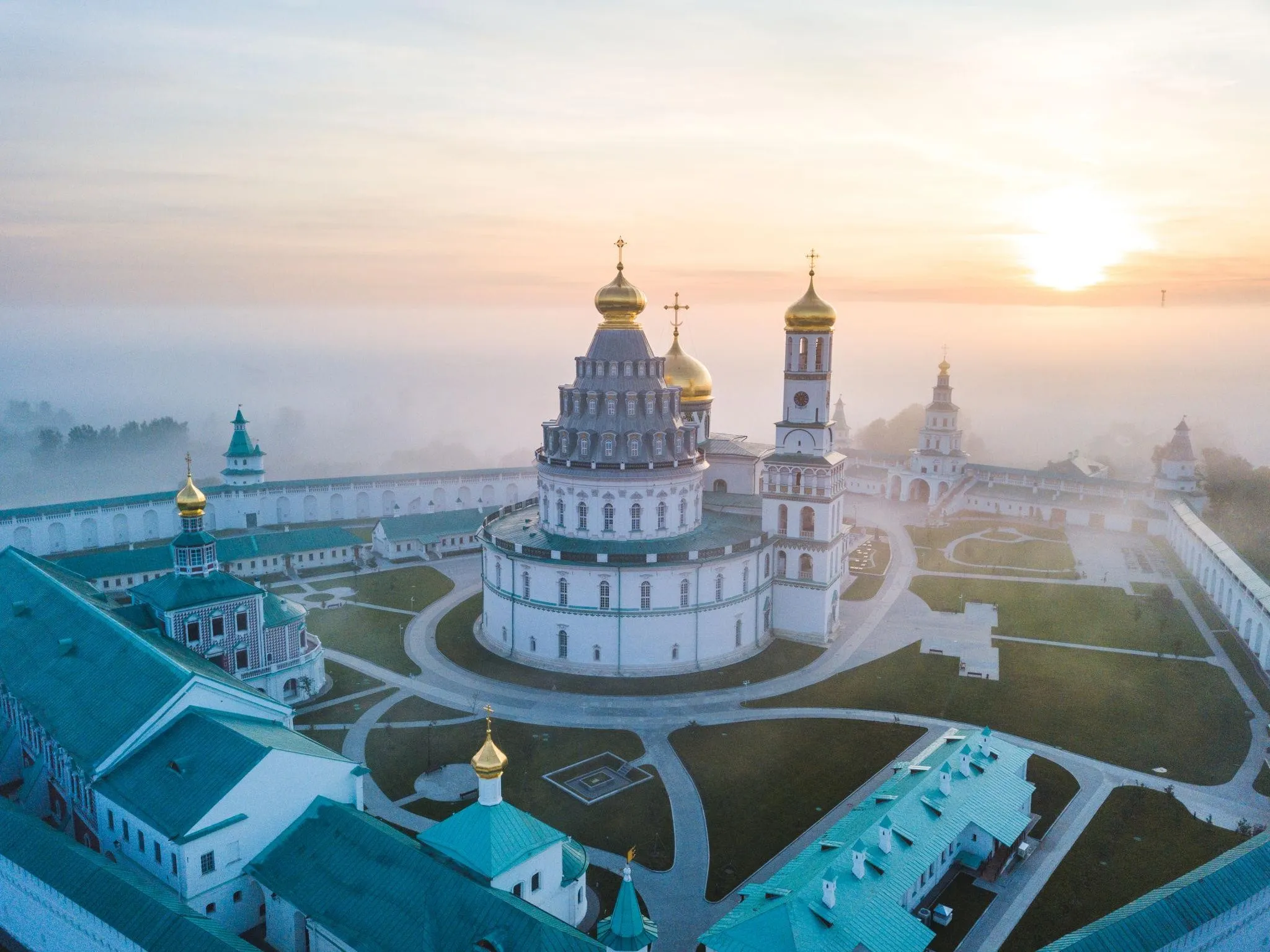 The Belogorsky St Nicholas Monastery.