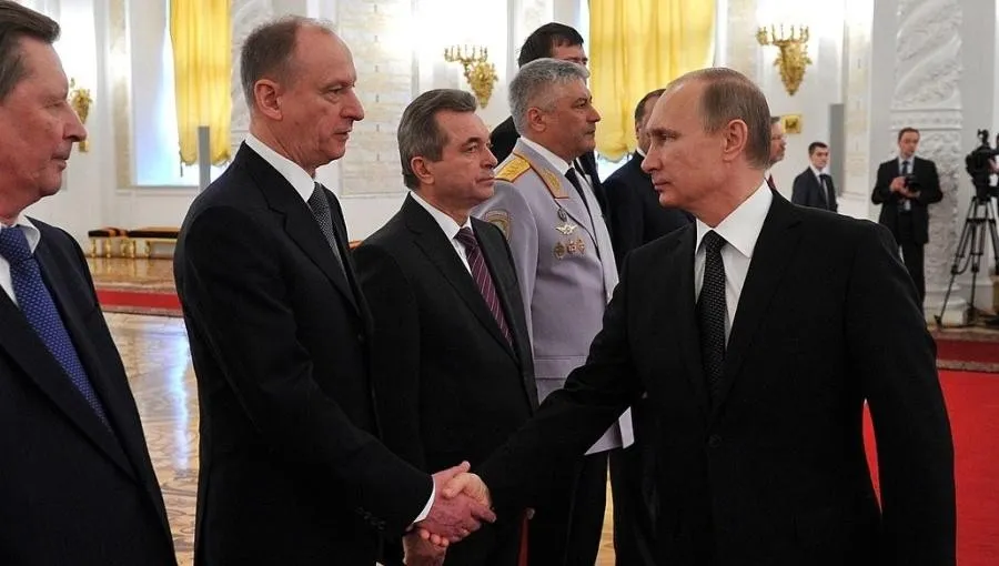 Wladimir Putin und Nikolai Patruschew