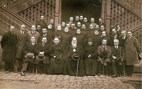 The faculty of the St. Sergius Theological Institute in Paris. In time it would become one of the centers of a new theological thought.